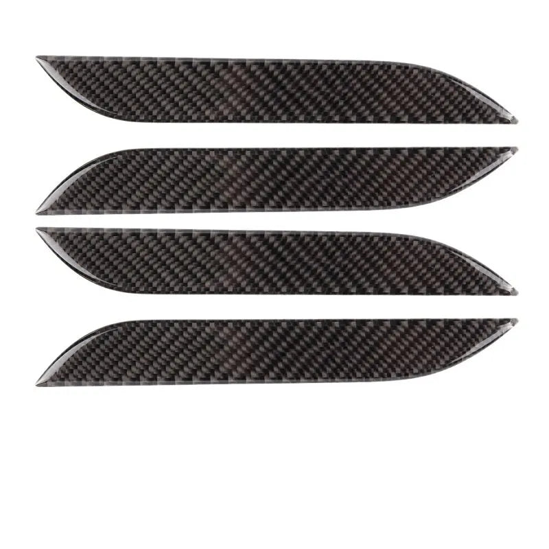 Carbon fibre door handle protection stickers for vehicle scratch prevention