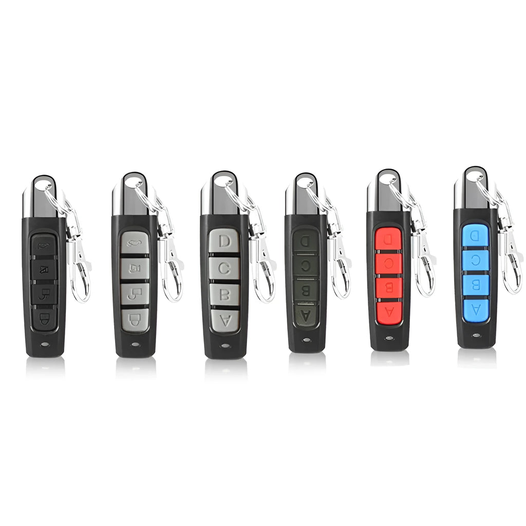 Rolling door remote control with 433MHz frequency and 50-100 metre transmission range