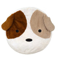 Round cloth pet bed with removable cover, 60cm diameter, for cat or small dog