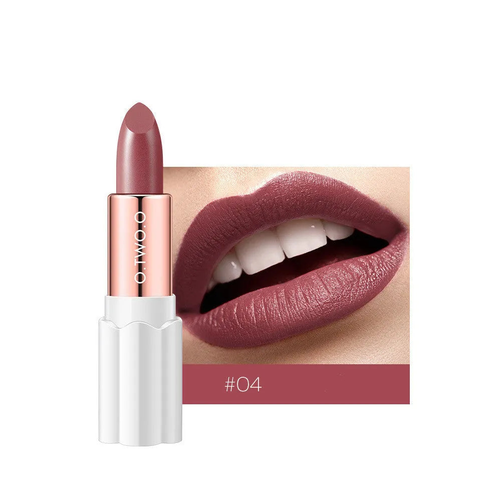 Matte plum lip gloss in shade with moisturising formula and smooth wand applicator