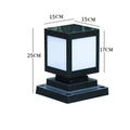 Solar-powered LED garden light in a UK garden setting, showing waterproof design and light emission.