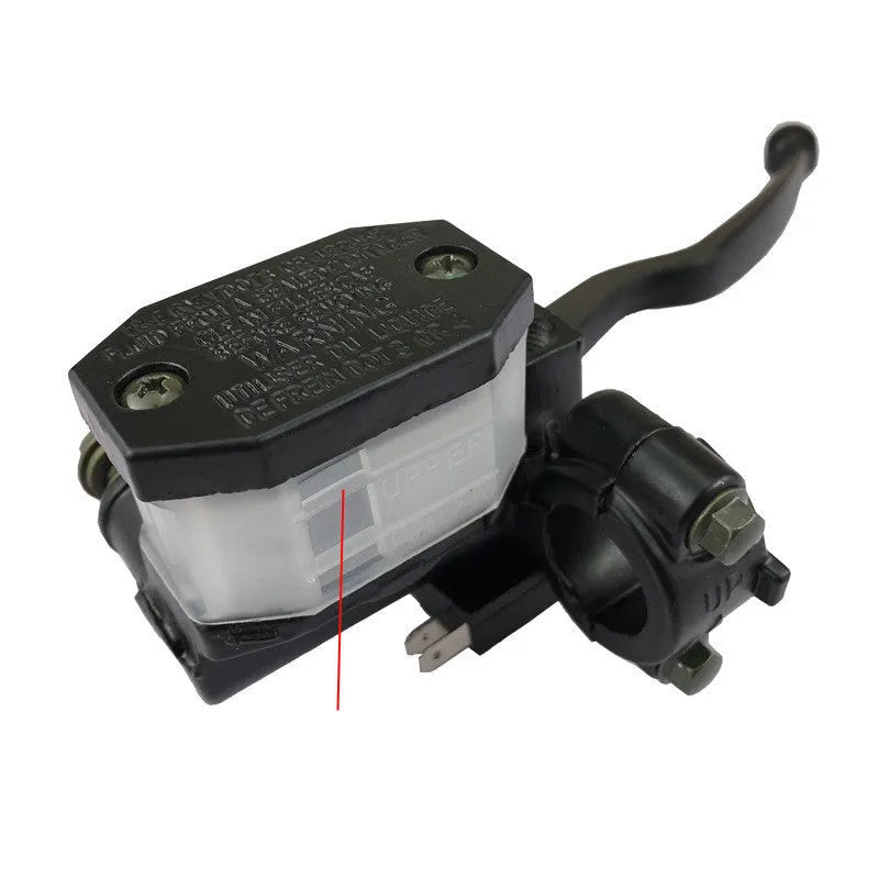Black motorcycle brake pump disc brake upper pump for Suzuki King GN125 GS125 Suzuki Prince