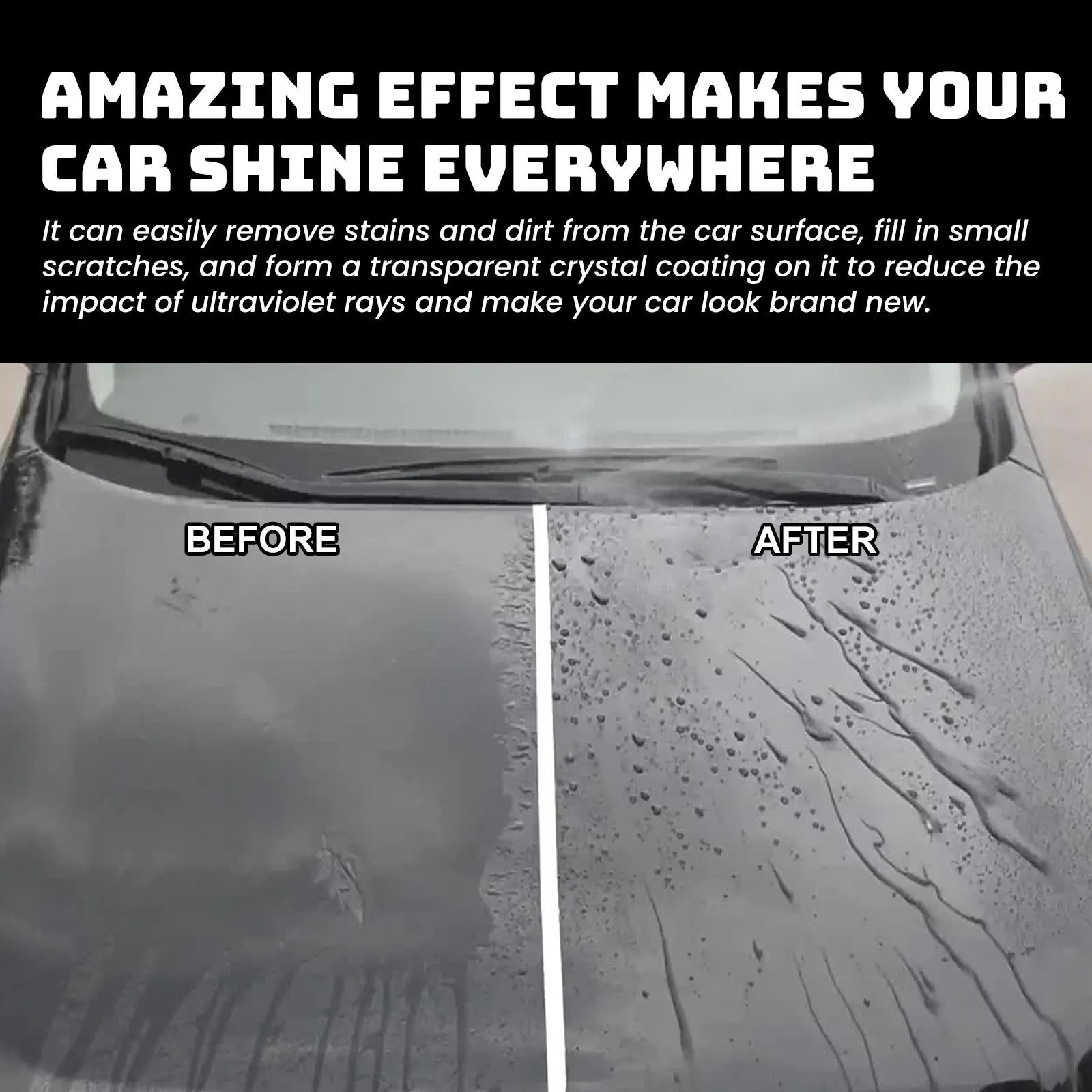 100g tin of car coating wax and a square applicator sponge for paint protection.