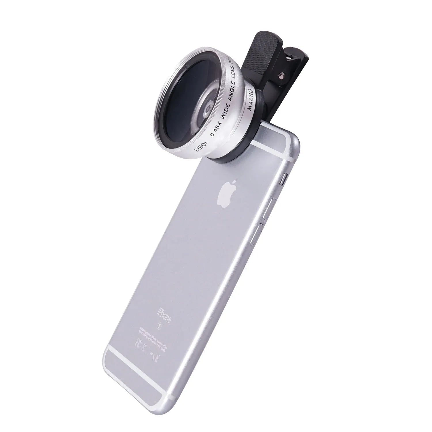 LIEQI See 0.45X wide-angle and macro mobile phone camera lens in Black, Gold, Rose Gold, and Silver colours