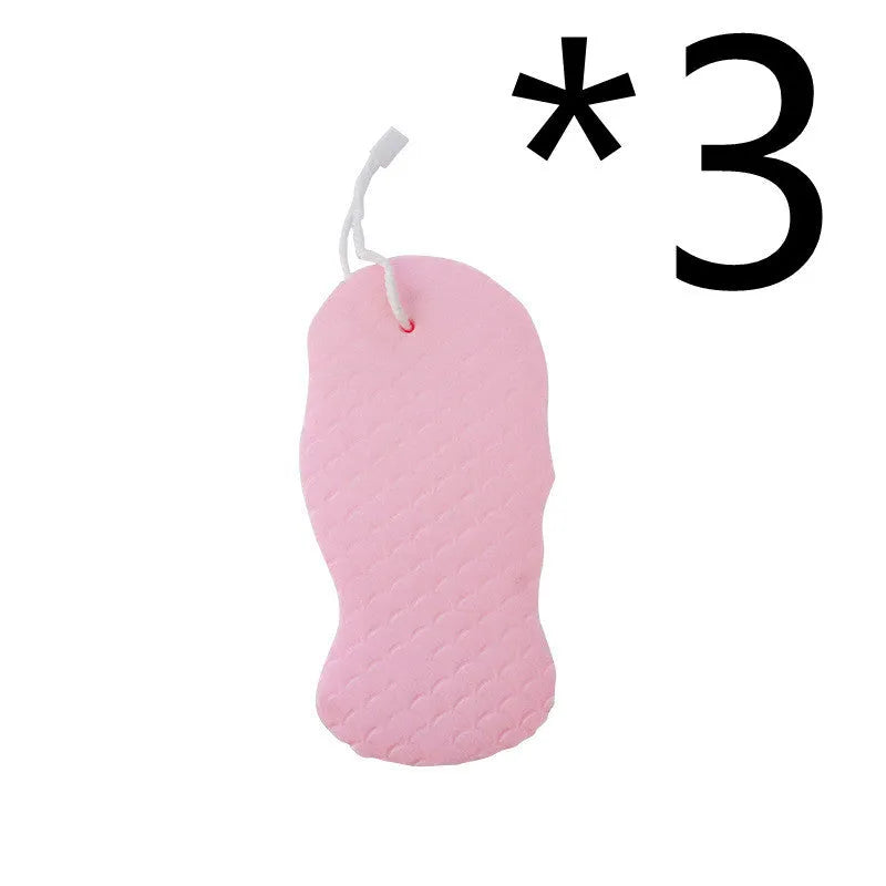 3D fish scale pattern bath sponge exfoliator in multiple colour options including white, grey, pink and light blue