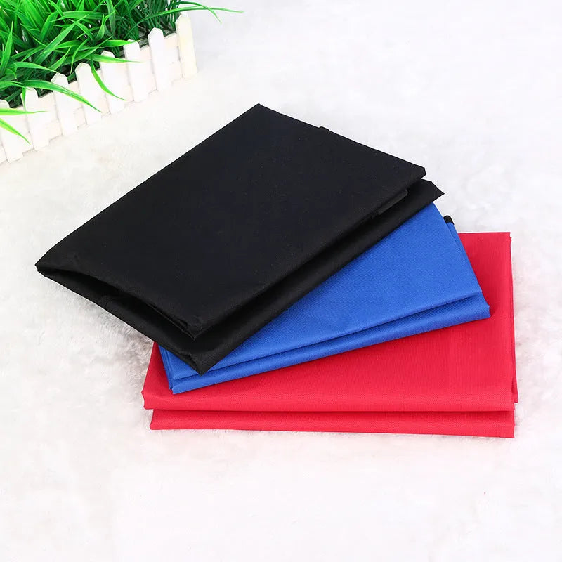 A square black car pet pad made from Oxford waterproof fabric, measuring 135x135cm, for dogs and cats.