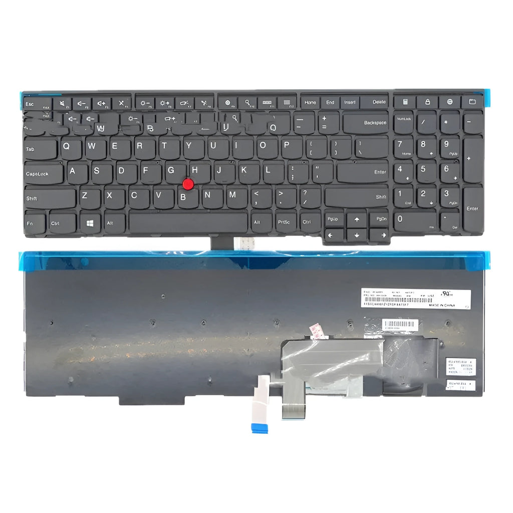Black Lenovo ThinkPad USB keyboard for E531 laptop with UK QWERTY layout