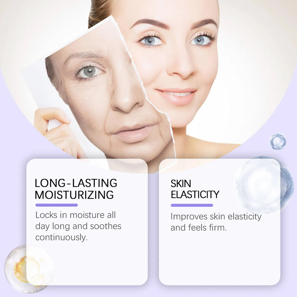 30g pot of daily neck cream with Retinol and Ceramide complex for face and neck skincare