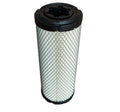 Donaldson model 1027 folding engine air filter showing dimensions and wood pulp filter paper construction.