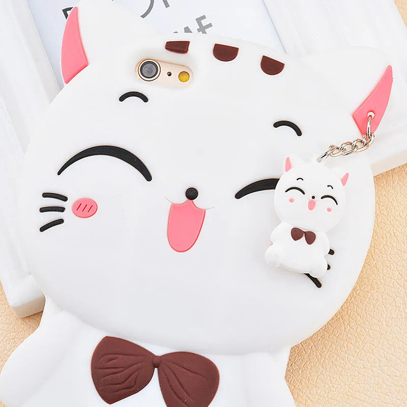 Soft silicone phone case with edge-proof design shown on a compatible Samsung Galaxy smartphone.