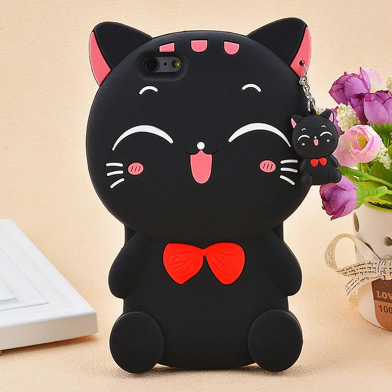 Soft silicone phone case with edge-proof design shown on a compatible Samsung Galaxy smartphone.