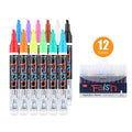 6mm electronic fluorescent plate highlighter with oblique pen shape and pressure valve design