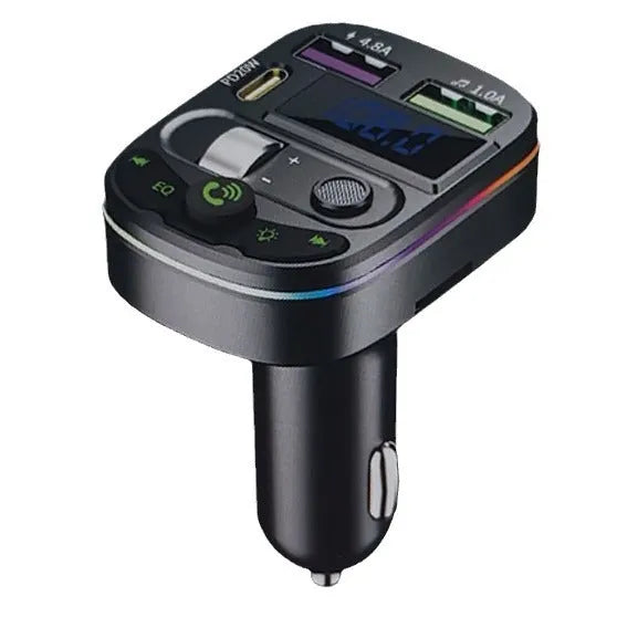 On board Bluetooth receiver with digital display showing current and voltage readings