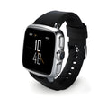 Black and white Z01 smart watch with 1.54-inch screen and integrated camera.