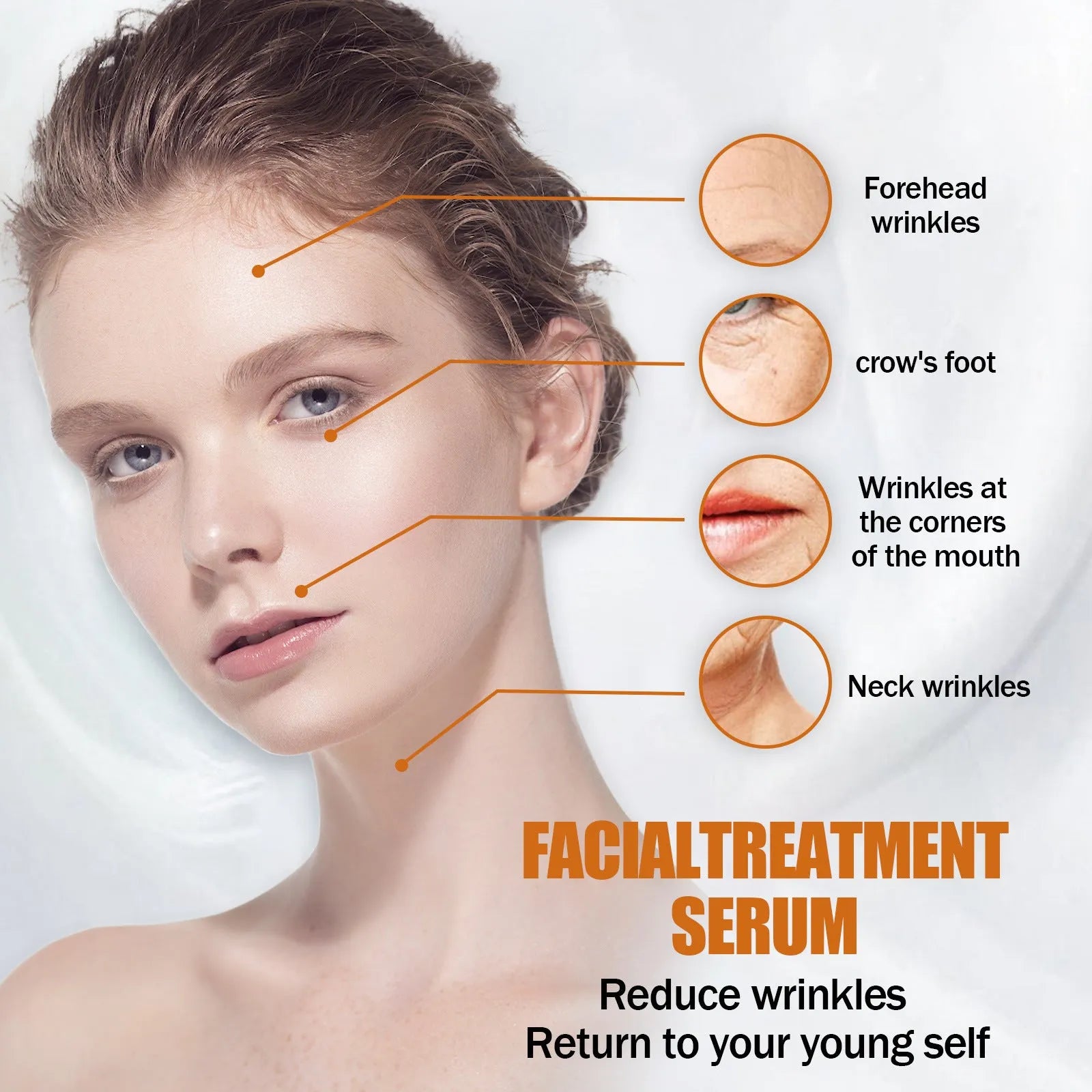 30ml Retinol Anti-Wrinkle Essence Spray in box packaging for fine lines and skin elasticity