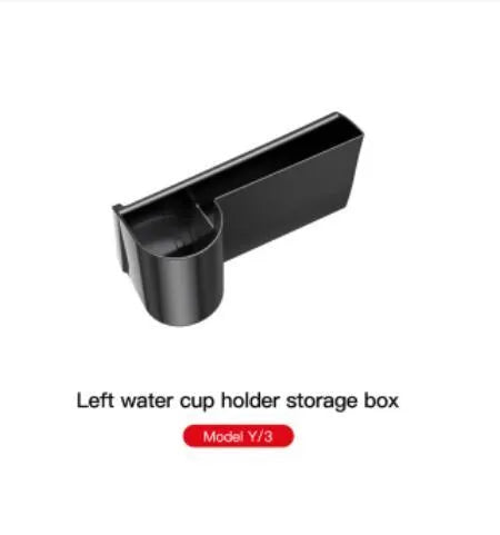 Tesla Model 3 and Model Y dashboard cup holder with waterproof plastic construction