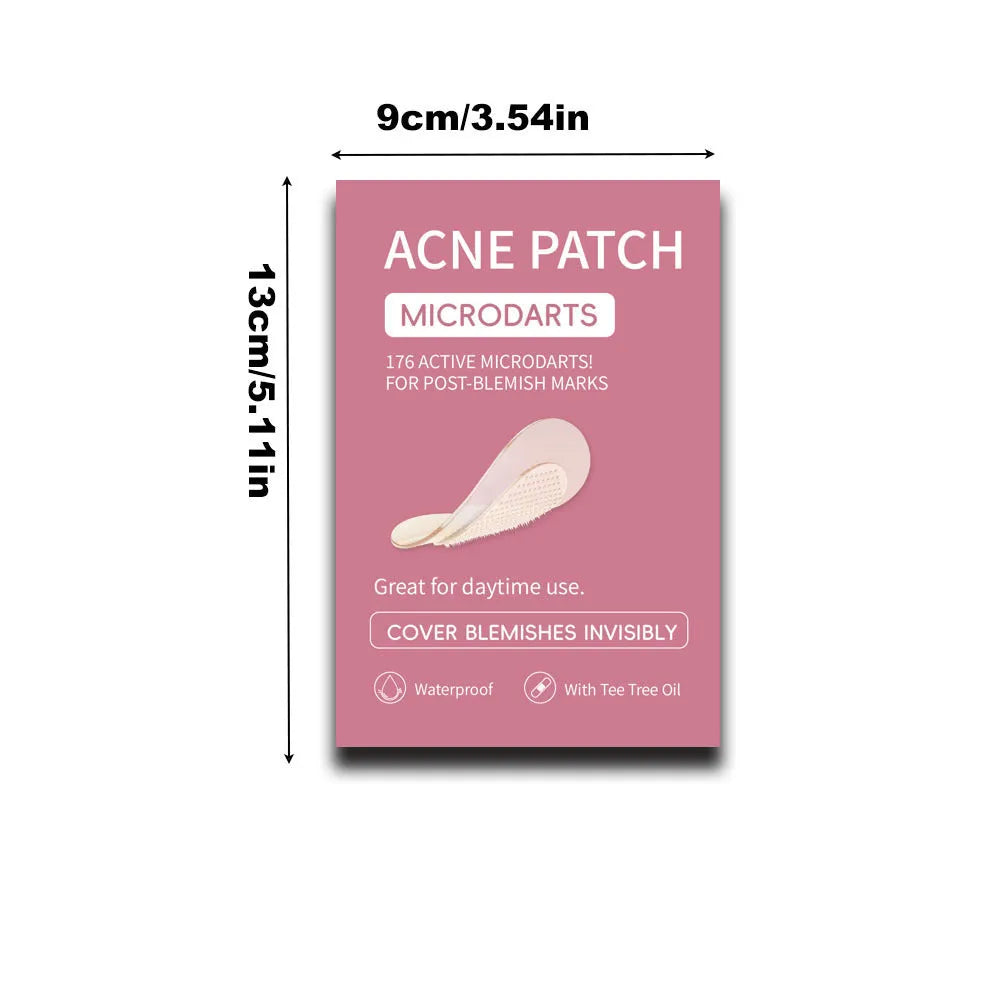 Box of 9 non-irritating acne patches for pimple desalting and closed comedone treatment