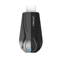 Black wireless screen player device with HDMI port for phone and laptop mirroring