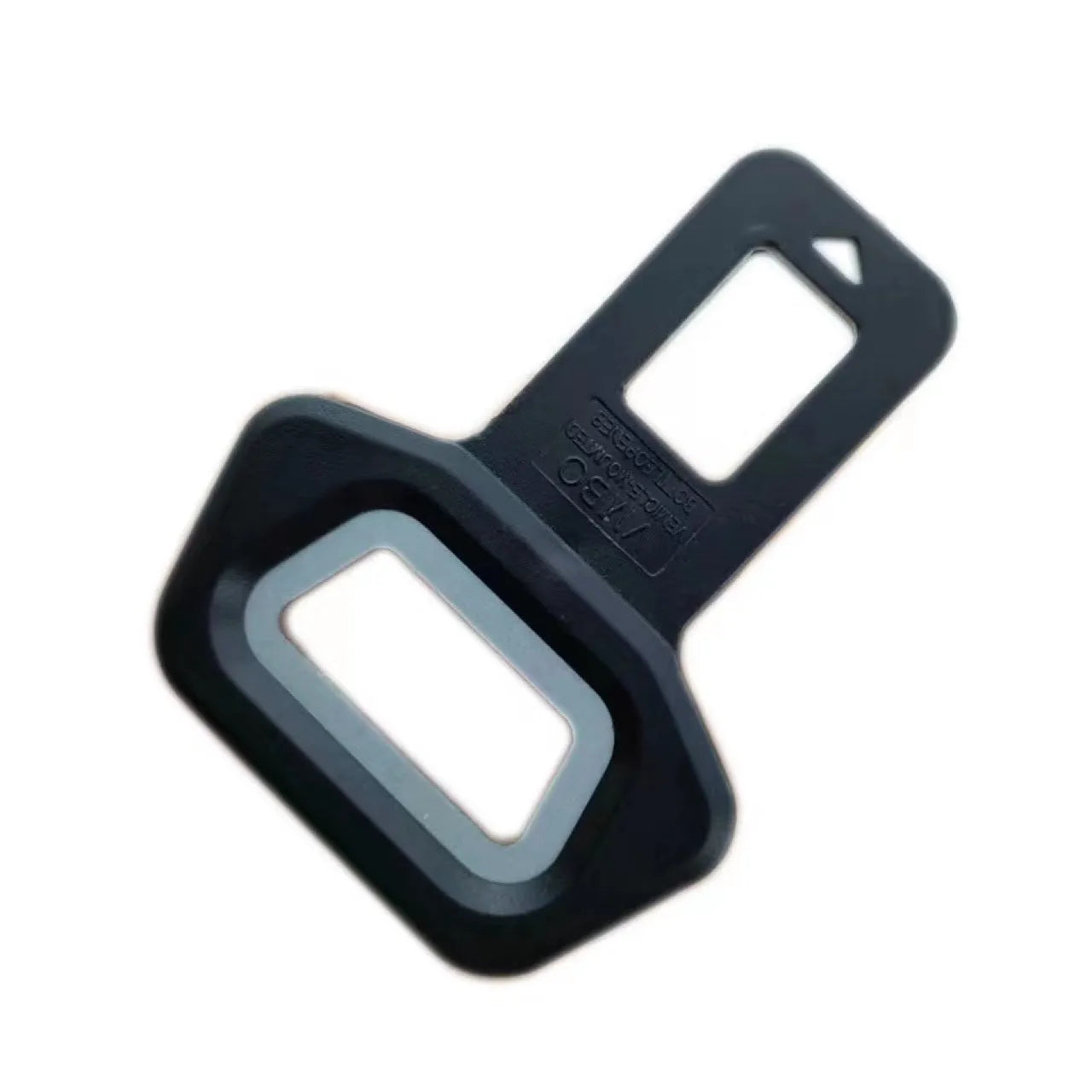 Lock Tongue keychain bottle opener with frosted carbon fibre texture and a 2.1cm wide aluminium head.