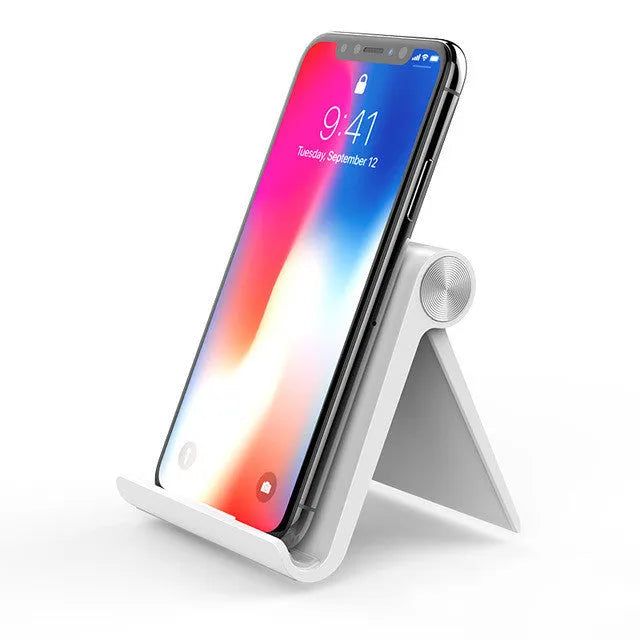 UGREEN LP106 portable phone holder with rotating lazy bracket in black, blue, and white colour options