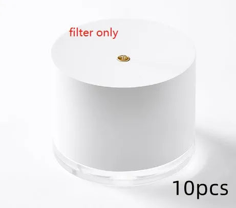Wireless portable ultrasonic humidifier diffuser with 780ml tank in white, includes filters