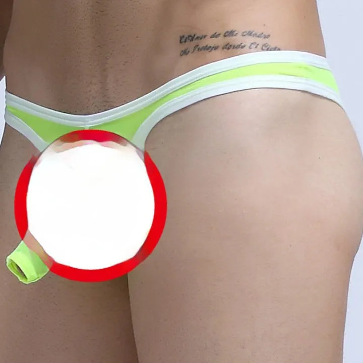 Men's Ice Silk underwear briefs with elephant nose front panel in multiple colours.