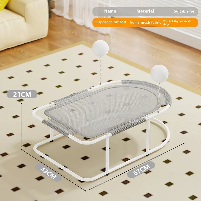 A large gray fabric pet kennel with a breathable design and sturdy bracket frame, shown on a wooden floor.