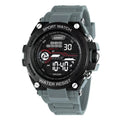 Digital fashion watch with silicone strap in multiple colour options for teenagers and students