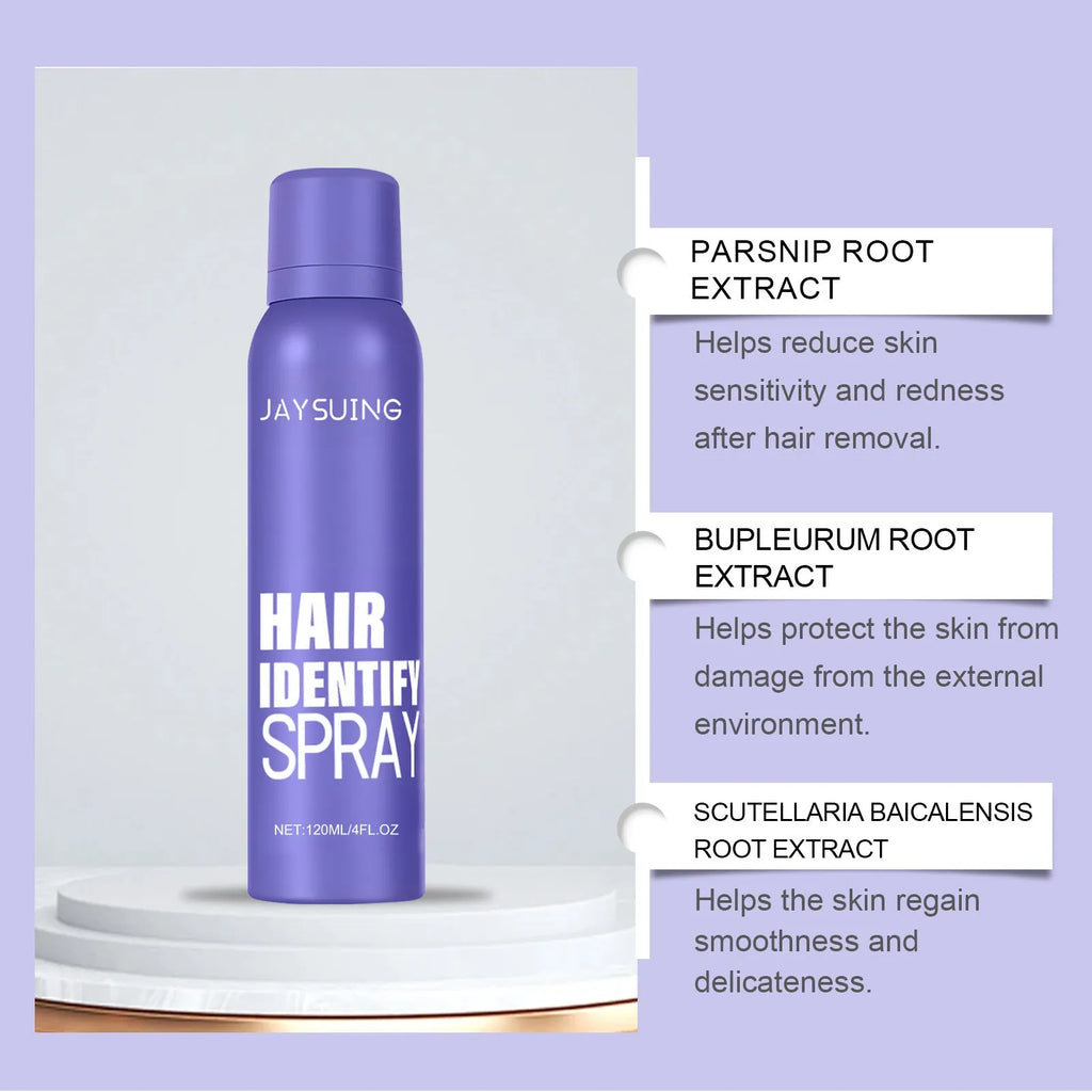 Portable home hair removal spray set with 120ml capacity containing traditional Chinese herb extracts