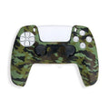 Camo pattern silicone protective case for PlayStation 5 DualSense wireless controller