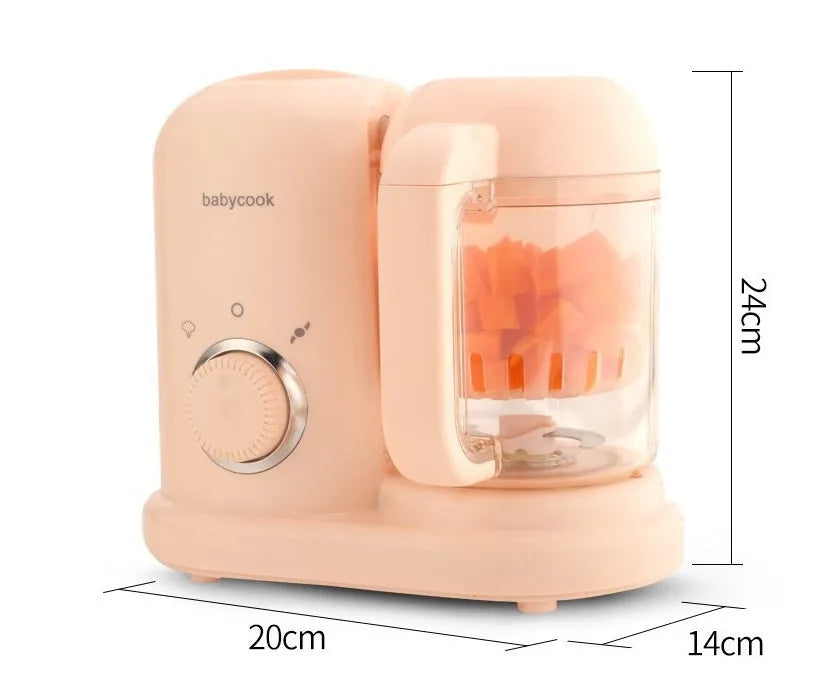 Baby food processor and steamer blender with 10 litre capacity in green colour