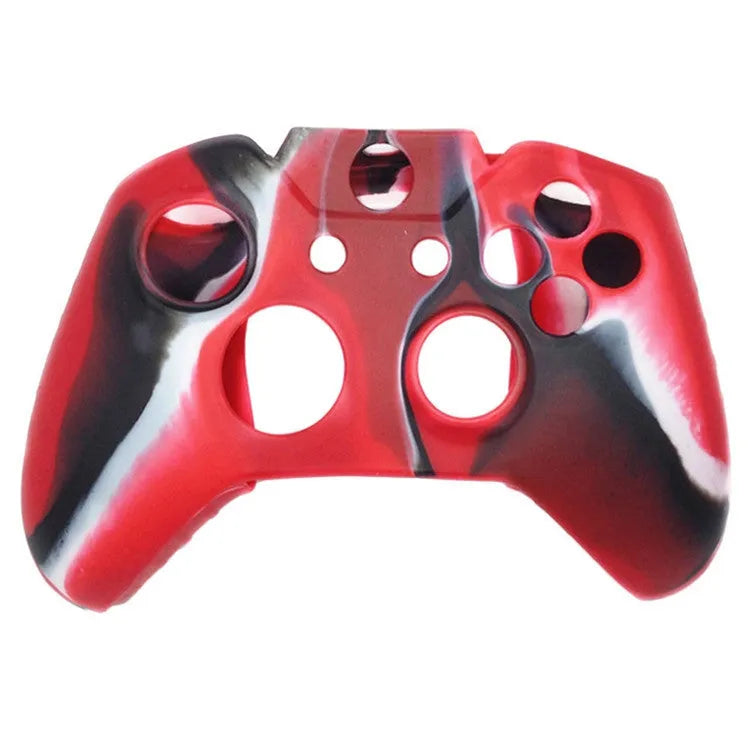 XBOX ONE gamepad encased in a soft, transparent silicone protective cover.
