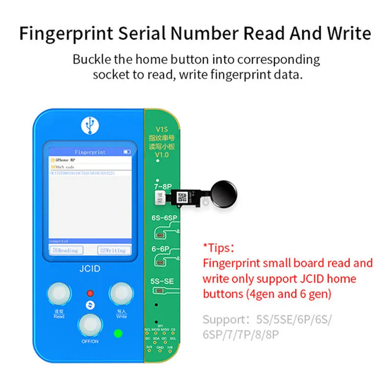 V1SE Pro original colour repair instrument for Sincere iPhone lattice line and IC detection.