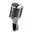 All-metal dynamic stage microphone in gold, silver, and rose gold colours with heart-shaped polar pattern