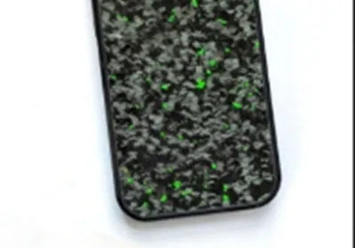 Slim polycarbonate Samsung Galaxy phone case in Forged Red, shown fitted to a mobile phone.