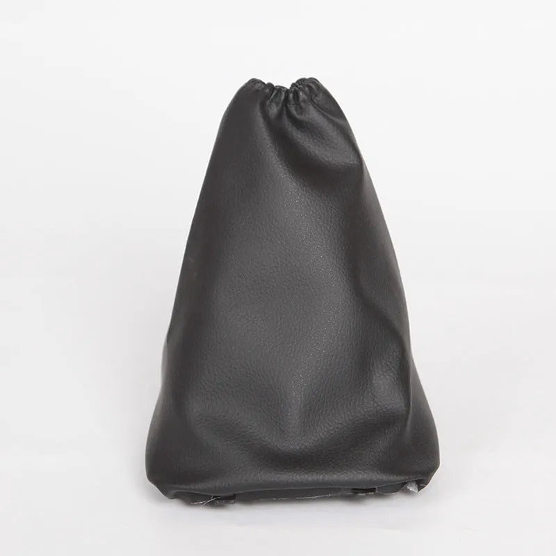 Black leather shift lever dust cover for Toyota Corolla gearstick