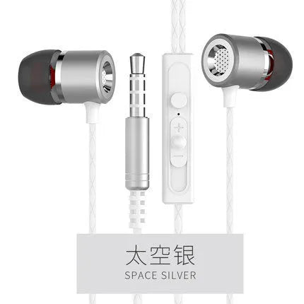 Fanbiya S1 metal in-ear earphones with ear hook design in black, gold, rose gold, or silver.