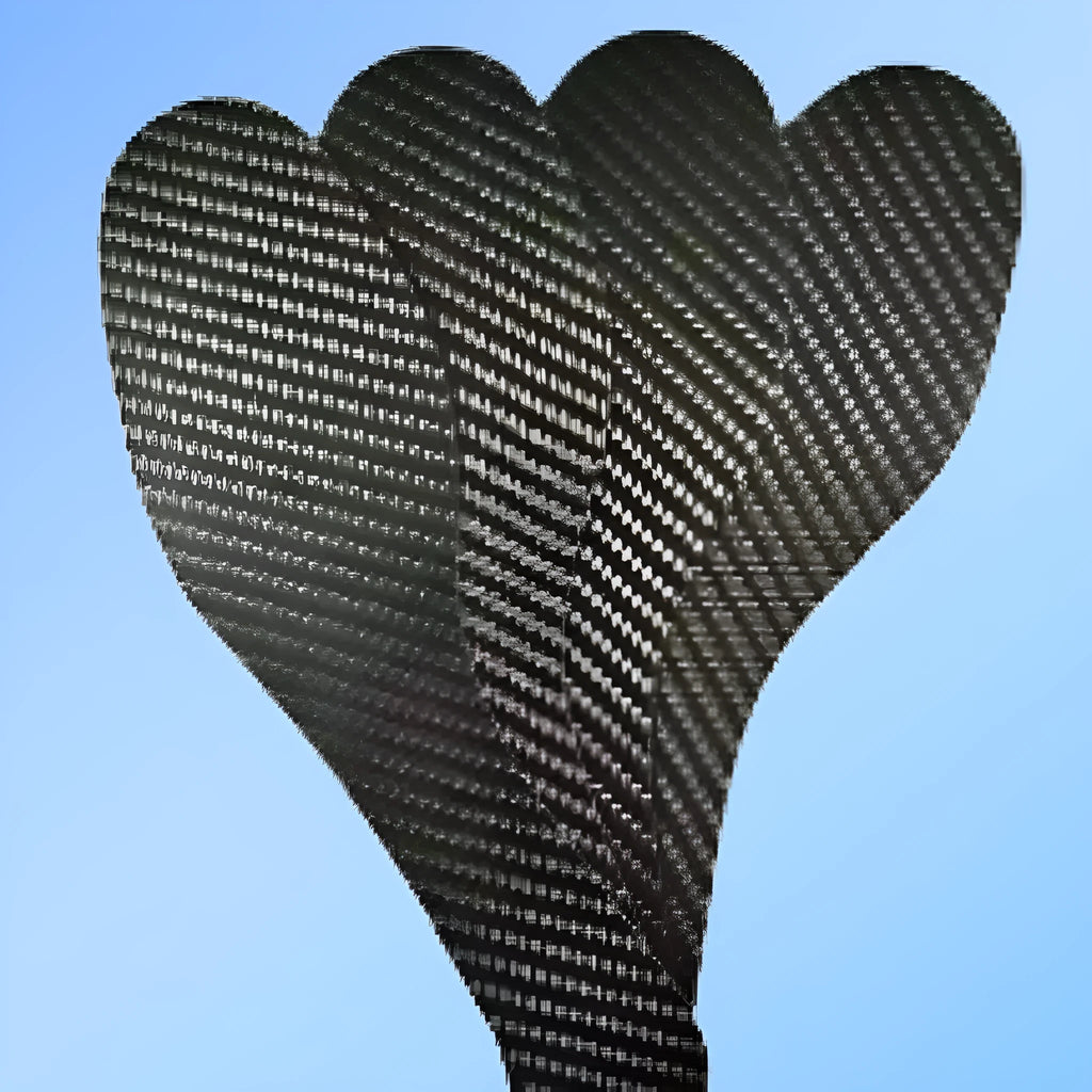 3K carbon fibre full palm running insoles for shock absorption in black, showing three thickness options