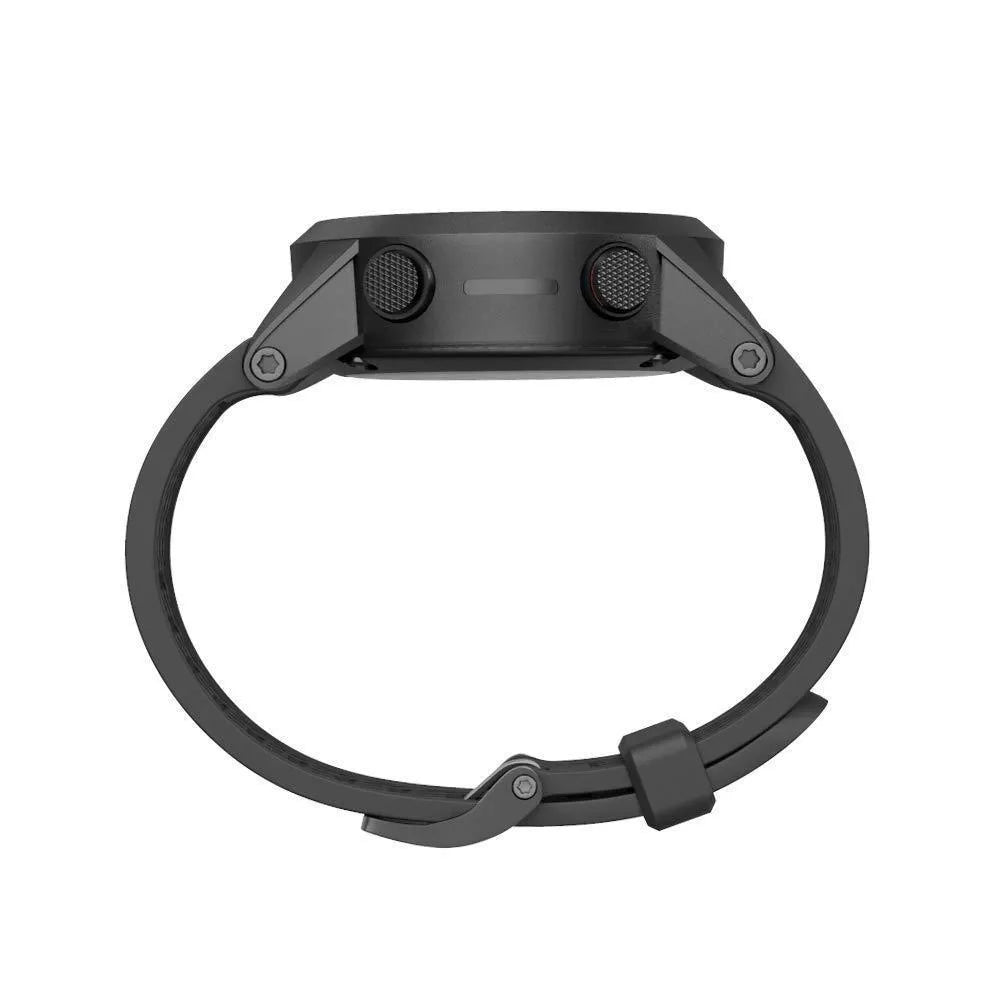 Jiaming 26mm stainless steel buckle silicone watch strap in eight colour options