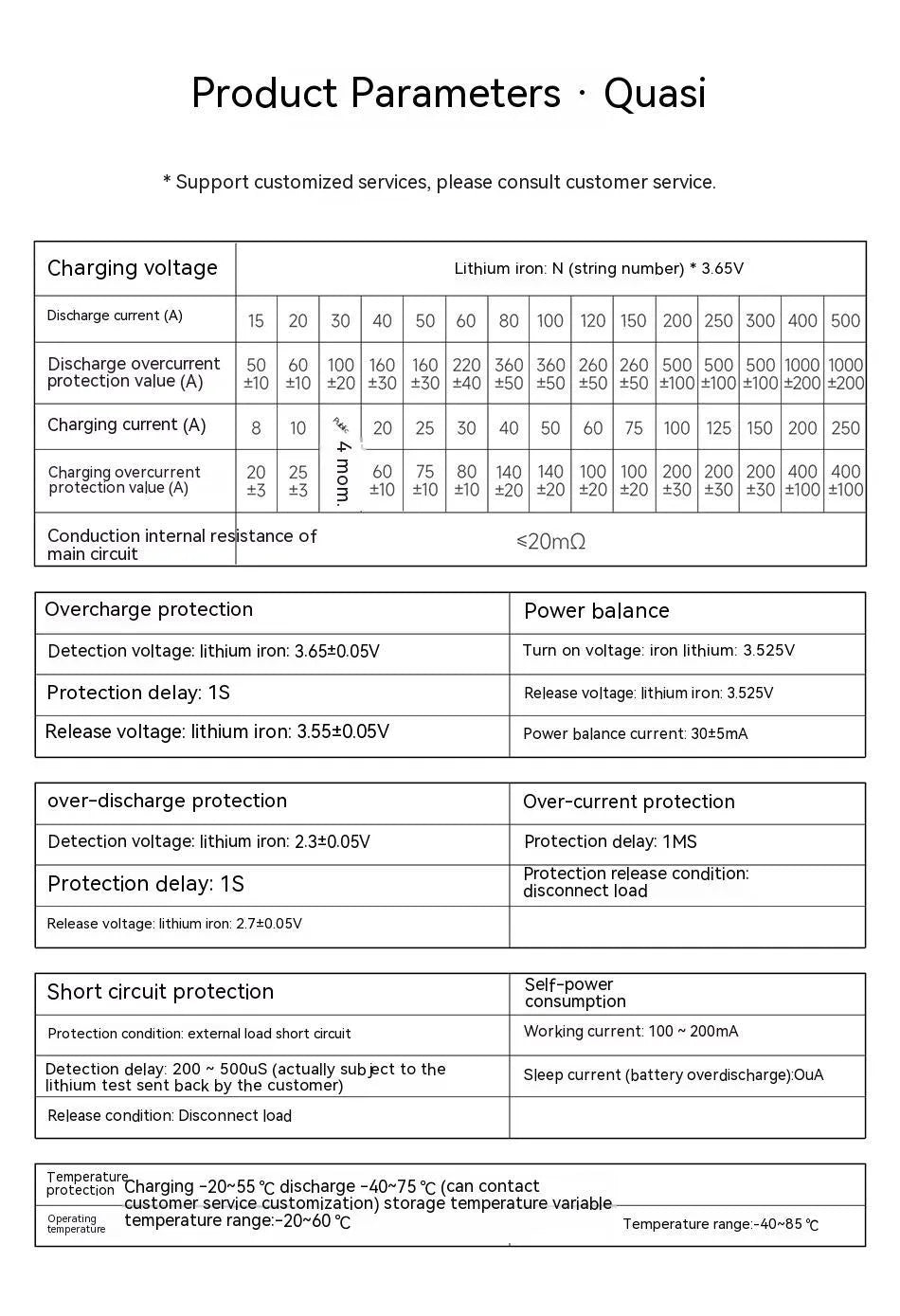 Dali lithium iron phosphate battery protection board BMS for 12V 4S systems