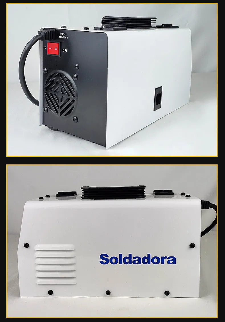 Multi Functional Gas Shielded Welding Machine Dual Voltage 110V Set Portable DC Inverter Welder for Metallic Carbon Steel Welding Machine US Electrical Outlet