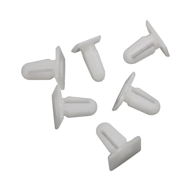 Black PA66 plastic automotive glue nails and buckles, 60-piece pack for interior trim panel clip replacements