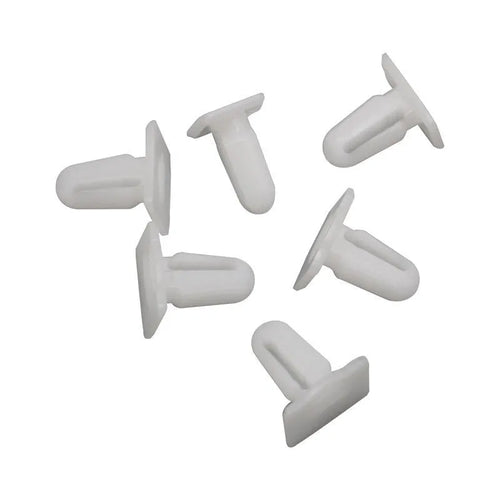 Black PA66 plastic automotive glue nails and buckles, 60-piece pack for interior trim panel clip replacements