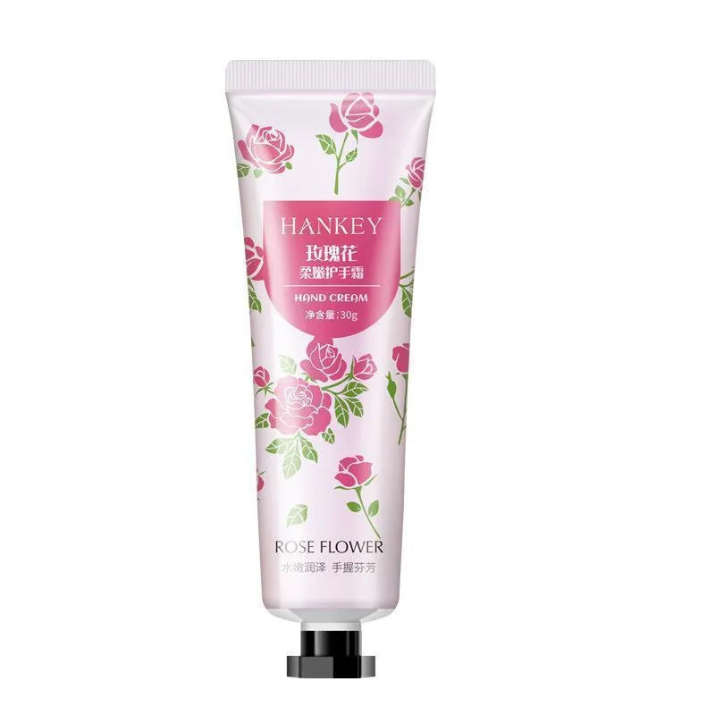 30g hand cream tube with fruit extract formulation for hands and feet moisturising