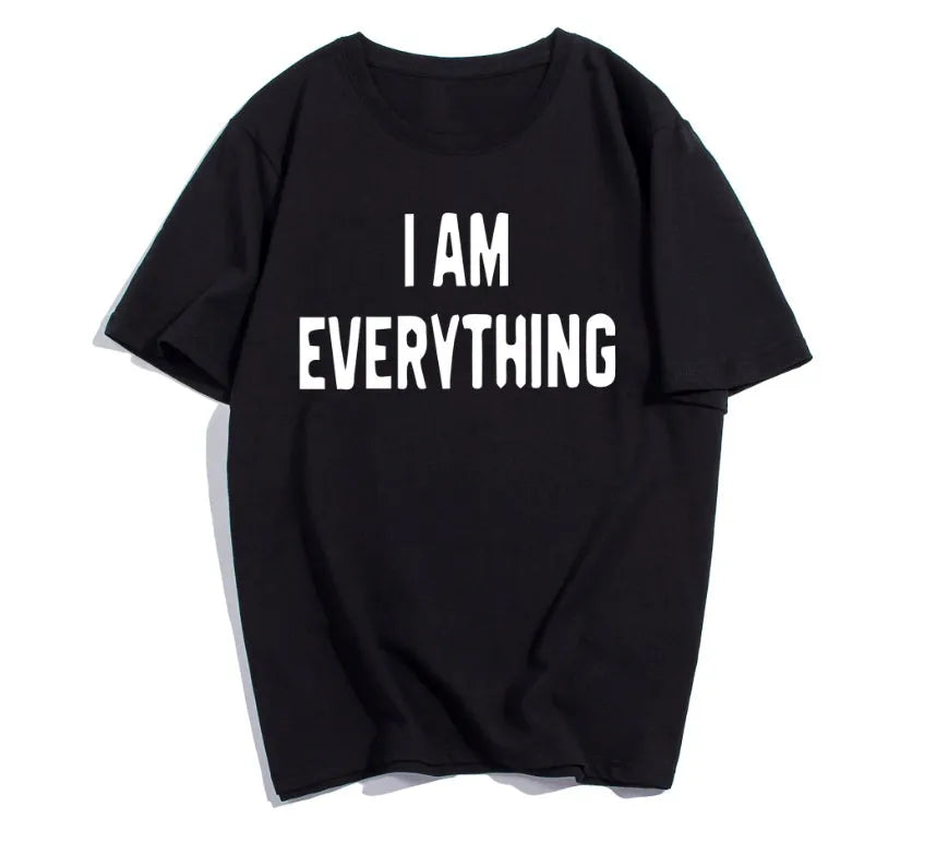 Matching couple cotton T-shirts in black and white with love proclamation text for Valentine's Day casual wear Asian sizes