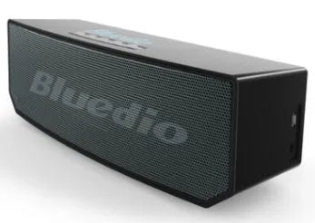 Black BS-6 cloud smart speaker with compact rectangular design