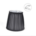 Purple Wheat crystal wall lamp with fabric cloth lampshade in dark blue, white or black colours