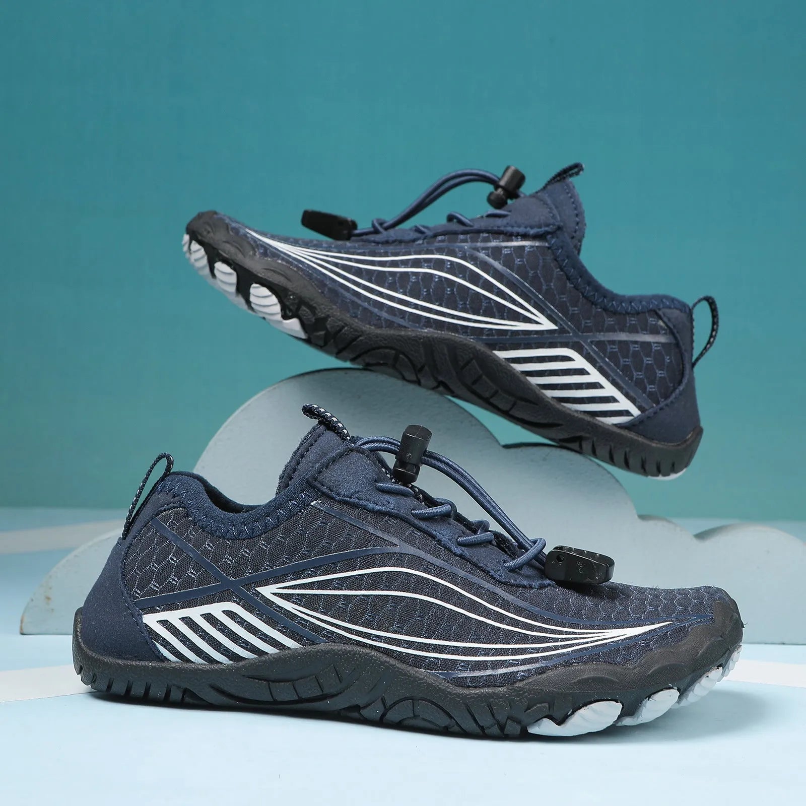 Children's quick-dry wading shoes with non-slip rubber sole in multiple colour options