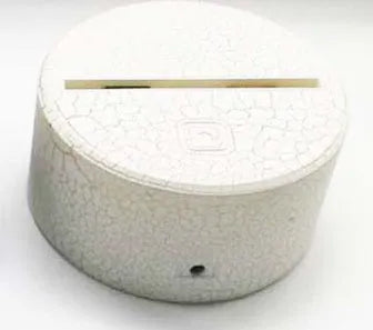 Modern lotus-shaped acrylic night light with touch switch and LED illumination.