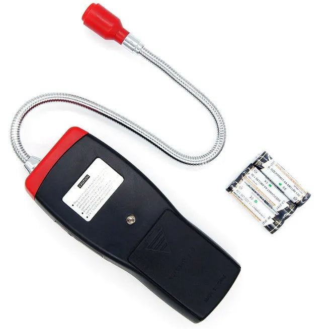 AS8800L portable flammable gas detector with LED indicators and compact rectangular design